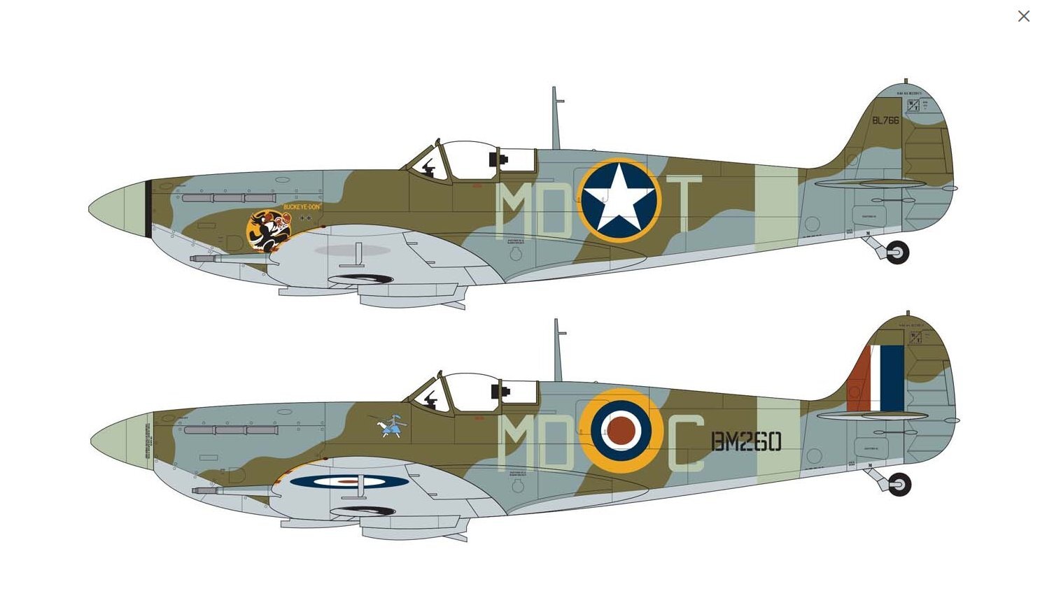 Airfix Supermarine Spitfire Mk.Vb