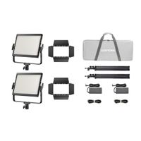 Godox Litemons LP1200Bi Bi-color LED Light Panel 2-light kit Zwart