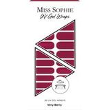 Miss Sophie Kunstnagels & Nageldecoratie Nagelstickers Unisex Donkerrood