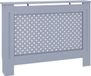 vidaXL Radiatorombouw 112x19x81 cm MDF antraciet