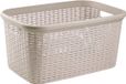 Plasticforte Wasmand - 35 liter - rotan - taupe - kunststof