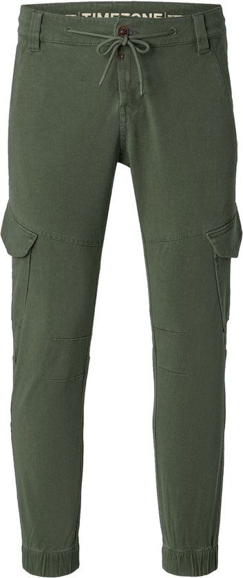 TIMEZONE Heren Cargo Broek REGULAR BROOKLYNTZ - Tank Green - W30/L32