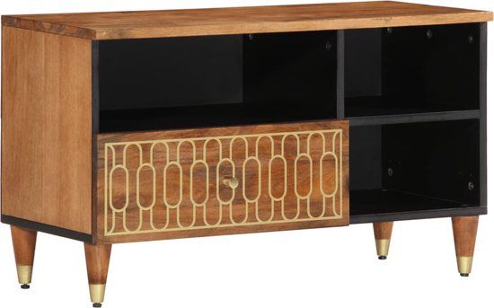 vidaXL Tv-meubel 80x33x46 cm massief mangohout