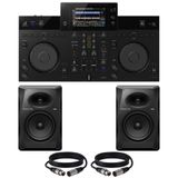 AlphaTheta XDJ-AN + enceintes de monitoring + câbles