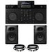 AlphaTheta XDJ-AN + enceintes de monitoring + câbles