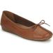Clarks dames Mocassin Freckle Ice, Braun Dark Tan Leather, 35.5 EU