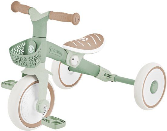 Globber 2-in-1 Draagstoel Plus Evolutief Loopfiets Pistache