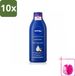 Nivea 10 x Body Milk - 72u Hydratatie - Droge tot Zeer Droge Huid - 400 ml - Bulkverpakking