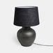 LOBERON Tafellamp Branver zwart/bruin