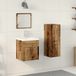 vidaXL Badkamermeubelset 3-delig Oud Hout 41 x 38,5 x 46 cm