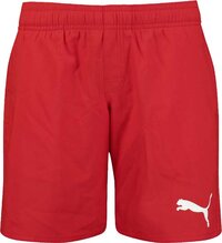Puma Boys Swim Mid Length Short - Red - Size 140