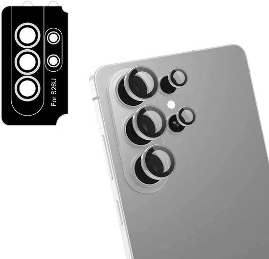 imoshion Camera Lens Protector - Geschikt voor Samsung Galaxy S26 / S26 Plus - 2 Pack - Silver Grey