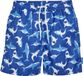 Playshoes Zwemshort Haaien UV-werend Blauw Kinderen Maat 134/140