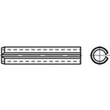 TOOLCRAFT TO-6866157 Spanhulzen Verenstaal 200 stuk(s)