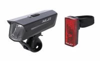 XLC Proxima Plus CL-S24+ Fietsverlichtingsset - LED - USB oplaadbaar