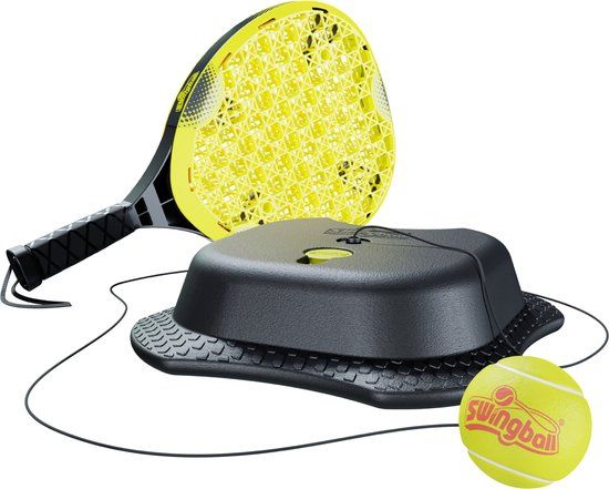 Swingball Reflex Tennis Pro - Tennistrainer Pro - Zwart/Geel