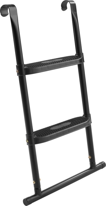 Salta ladder voor trampoline met 2 treden - 82 x 52 cm - zwart