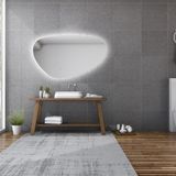 Gliss Design Trendy Oval LED Verlichting Spiegel - 120 cm - 8719304530268