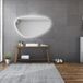 Gliss Design Trendy Oval LED Verlichting Spiegel - 120 cm - 8719304530268
