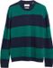 s.Oliver Heren Gebreide Trui 3XL Navy Wol Lange Mouw Regular Fit