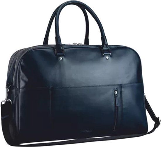 Leonhard Heyden Montreal Weekendtas - 52 cm - Blauw - Leer - Handbagage