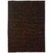 Thedecofactory - Viking - Tapis de salon à poils longs effet soyeux chocolat 190x200