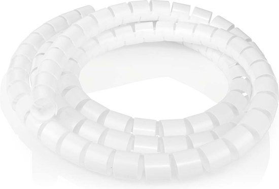 Nedis Kabelmanagement - Spiraalvormige sleeve - 2 m - 28 mm - Wit