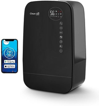 Clean Air Optima CA-607B Smart - 3-in-1 Luchtbevochtiger met Ionisator, UVC en Aromatherapie - Zwart