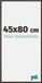 Your Decoration Cadre photo 45x80 cm Aluminium Structure noyer New York