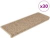 vidaXL - Trapmatten - Zelfklevend - 30 stuks - Sisal-look - 65x21x4 cm - Zandkleurig