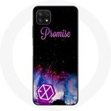 Maniacase Hoesje voor Samsung Galaxy A22 5G K-pop Logo Song Promise