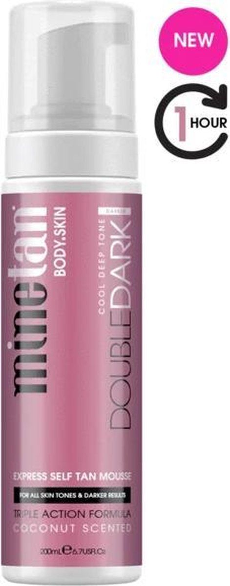 MineTan Double Dark Tanning Foam - zelfbruiningsmousse - 9347108004228