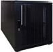 DSIT 12U mini serverkast met geperforeerde deur 600x1200x720mm (BxDxH) - Zwart