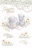 Me To You Tatty Teddy Iemand Speciale Handgemaakte Luxe Verjaardag Wenskaart 6x9ins - Officiële Collectie