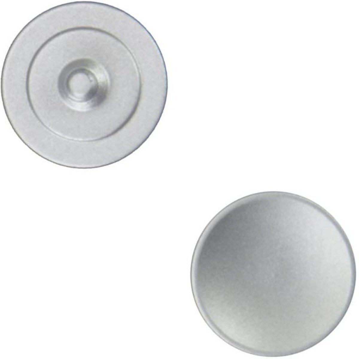 Caruba Soft Release Buttons zilver