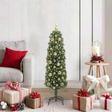 Prolenta Maison Exclusive Kunstkerstboom met 150 LED-lampjes, inclusief standaard, groen, 120 cm