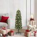 Prolenta Maison Exclusive Kunstkerstboom met 150 LED-lampjes, inclusief standaard, groen, 120 cm