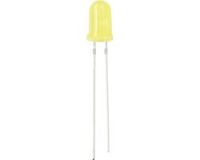 Tru Components Bedrade LED Geel Rond 100 mcd 60 ° 20 mA