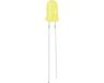 Tru Components Bedrade LED Geel Rond 100 mcd 60 ° 20 mA