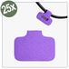 Quadrios 26CA789 Kabeletiket 40 x 20 mm Violet 25 stuks