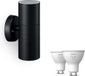 Philips Hue Kylis Wandlamp voor Buiten Up & Down (Zwart)