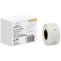 Renkforce RF-6027522, Wit, Zelfklevend printerlabel, Doorlopend etiket, Rol, Papier, Direct thermisch