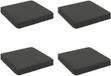 vidaXL - Zitkussens - VUGHT - 4 stuks - 100% Polyester - Antraciet