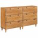 vidaXL - Dressoir - Massief Mangohout - Bruin