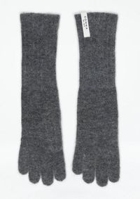 comma Handschoenen Vrouwen Grafiet Effen Polyamide Modieuze handschoenen