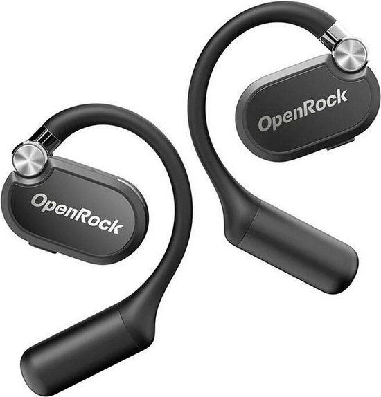 OpenRock X Black Draadloze Open-Ear Hoofdtelefoon