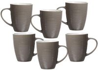 Ritzenhoff & Breker Koffiemokken SUOMI taupe 310 ml, 6 stuks
