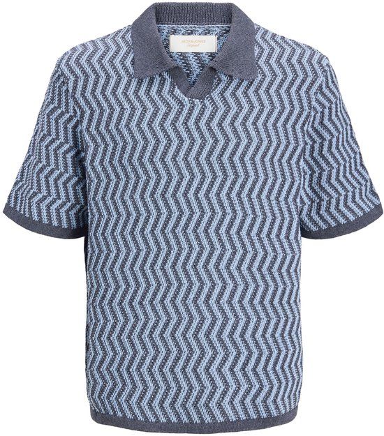 Jack & Jones Gebreide polo Odyssey Gray