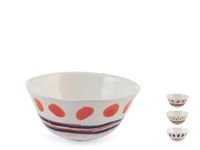 H&h set 6 ciotole boho assortite cm16