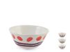 H&h set 6 ciotole boho assortite cm16